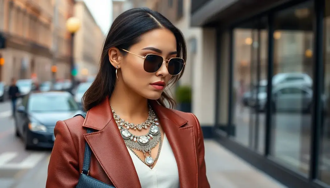 Elevating Street Style: Luxury Accessory Trends A person adorned with street style-inspired luxury accessories in an urban setting.